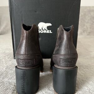 New Sorel Blake Bootie, Quarry, Grey Ankle Boots, Gray Zip Booties, Sorels